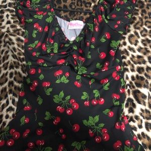 Pinup couture cherry top